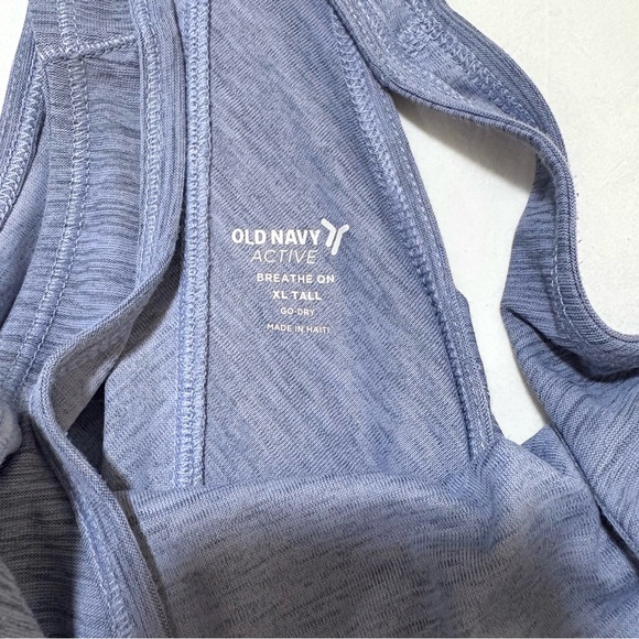 Old Navy Active Breathe On Go Dry blue racerback tank top XL tall - Picture 6 of 11